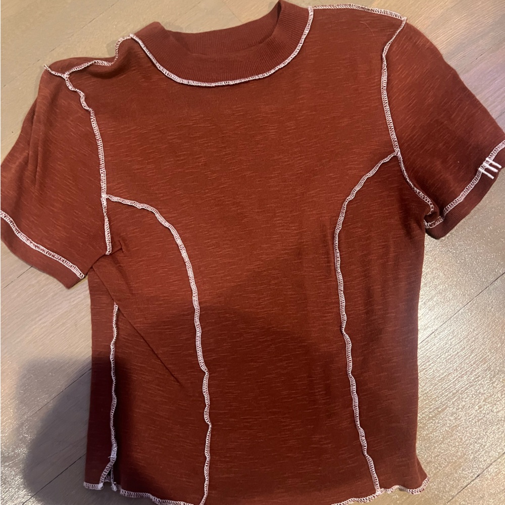 BDG Urban Outfitters Burnt Orange Tee Shirt Size Small